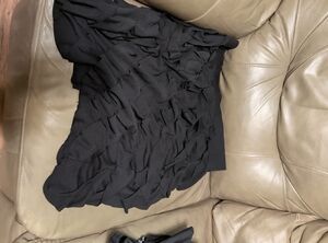 Mikarose Black Mini Skirt